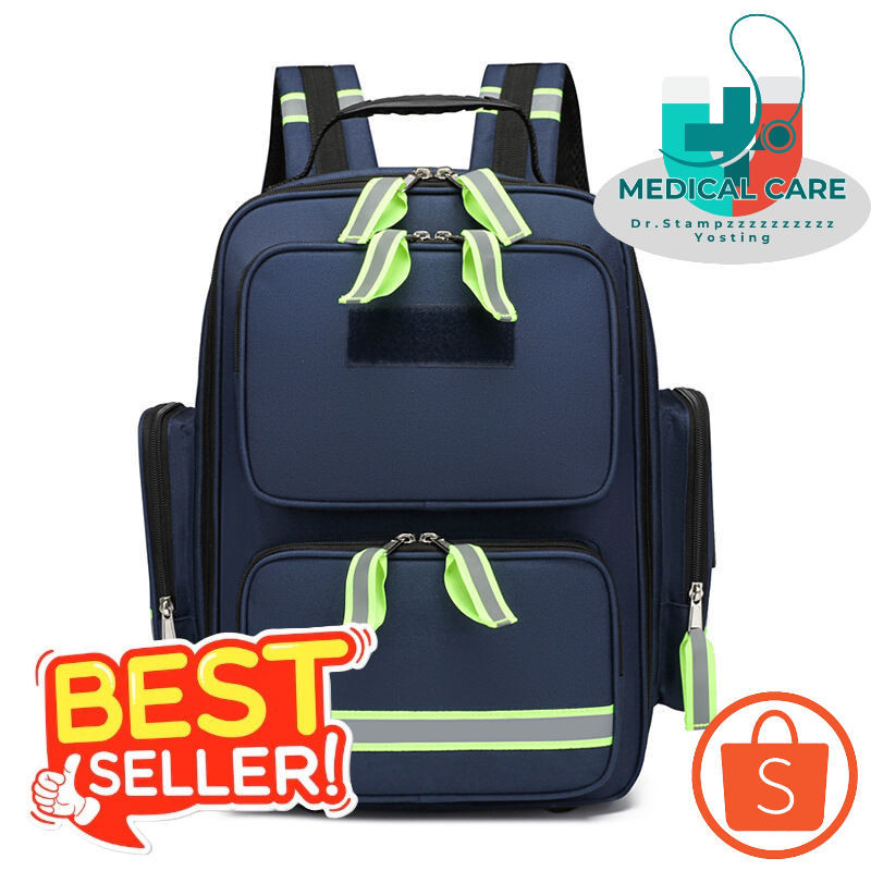 DrStampzชุดอุปกรณ์เครื่องมือฉุกเฉินกระเป๋าเป้กู้ภัยฉุกเฉินขนาดใหญ่ ชุดอุปกรณ์ปฐมพยาบาลชุดอุปกรณ์เอาตัวรอดสำหรับออกแคม