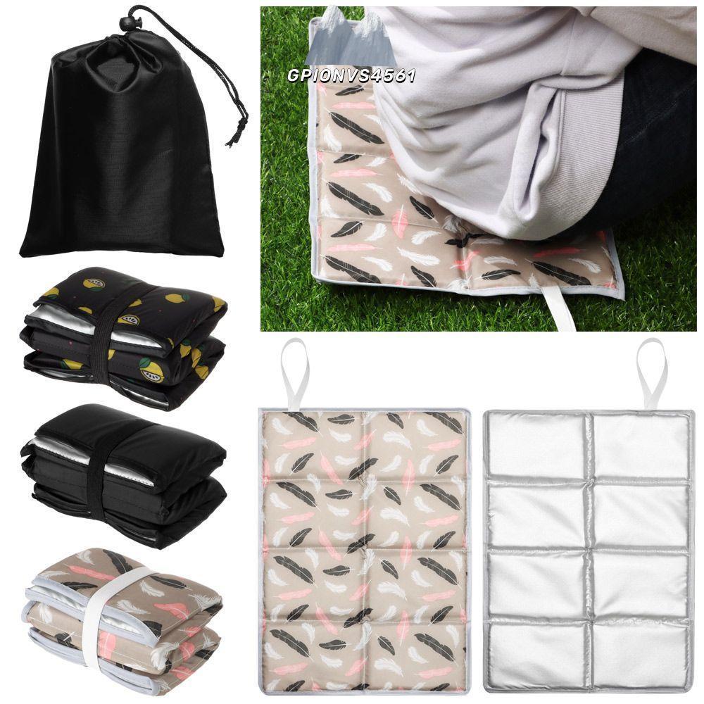 เบาะที่นั่งปิกนิกแบบพกพา ทนทานและเบา มีฟองน้ำสำหรับการเดินป่าและการปิคนิค