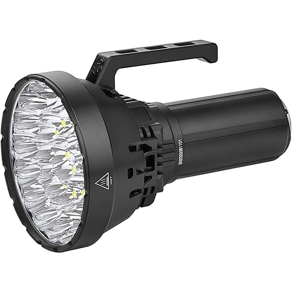 IMALENT MS32 ไฟฉายสว่างที่สุด 200000 Lumens Cree XHP702 LEDs ไฟฉายยุทธวิธี High Lumens 8 โหมด TypeC ชาร์จไฟแฟลชสาหรับกลางแจ้ง ฉุกเฉิน และ Caving