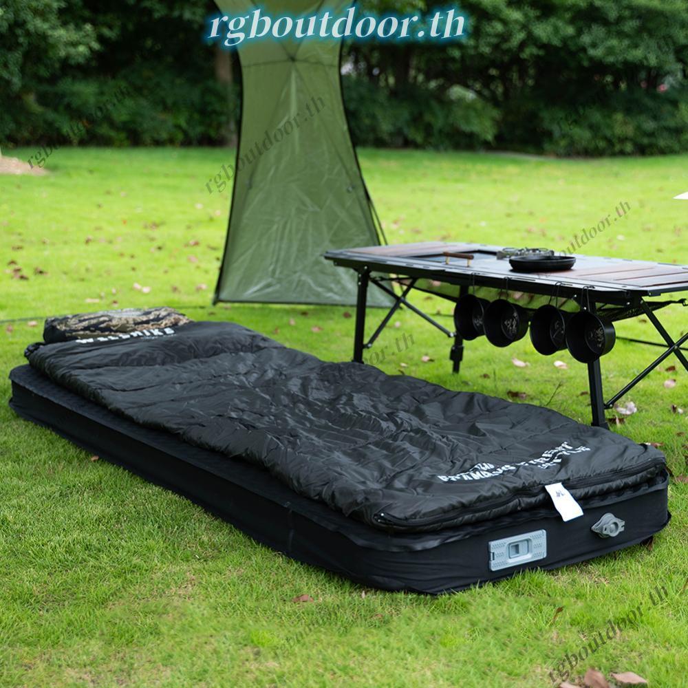 เตียงลมนุ่มพร้อมพัดลมและปั๊มในตัว เหมาะสำหรับการตั้งแคมป์และใช้งานโดยผู้ใหญ่