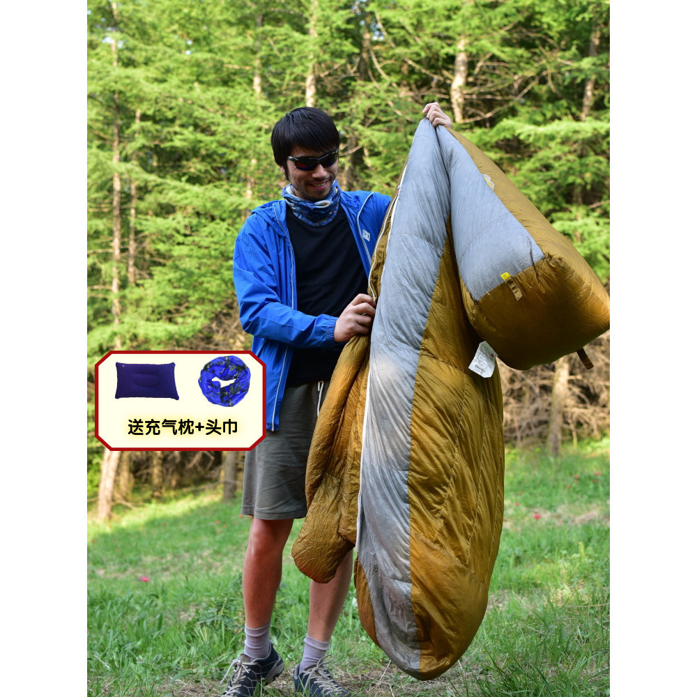 ถุงนอนตั้งแคมป์ Z400 มัมมี่สไตล์ อุ่นสบาย ป้องกันความชื้น สำหรับใช้ในตอนกลางคืนและขณะเดินทาง