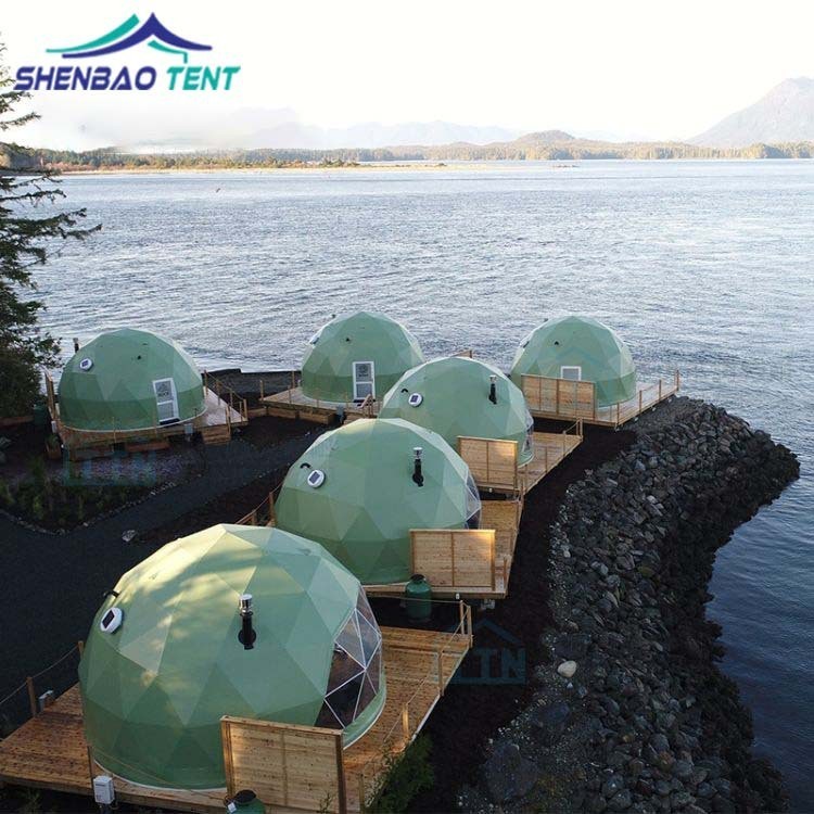 เต็นท์โดมพักผ่อนสไตล์ฟาร์มสเตย์ บรรยากาศคาเฟ่ริมทะเล