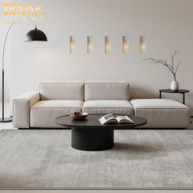 กาวฟรีพรมห้องนั่งเล่นกันน้าป้องกันการเรืองแสงฟอร์มาลดีไฮด์ฟรีอิตาลีเรียบง่ายห้องนอนแสงหรูหราระดับไฮเอนด์