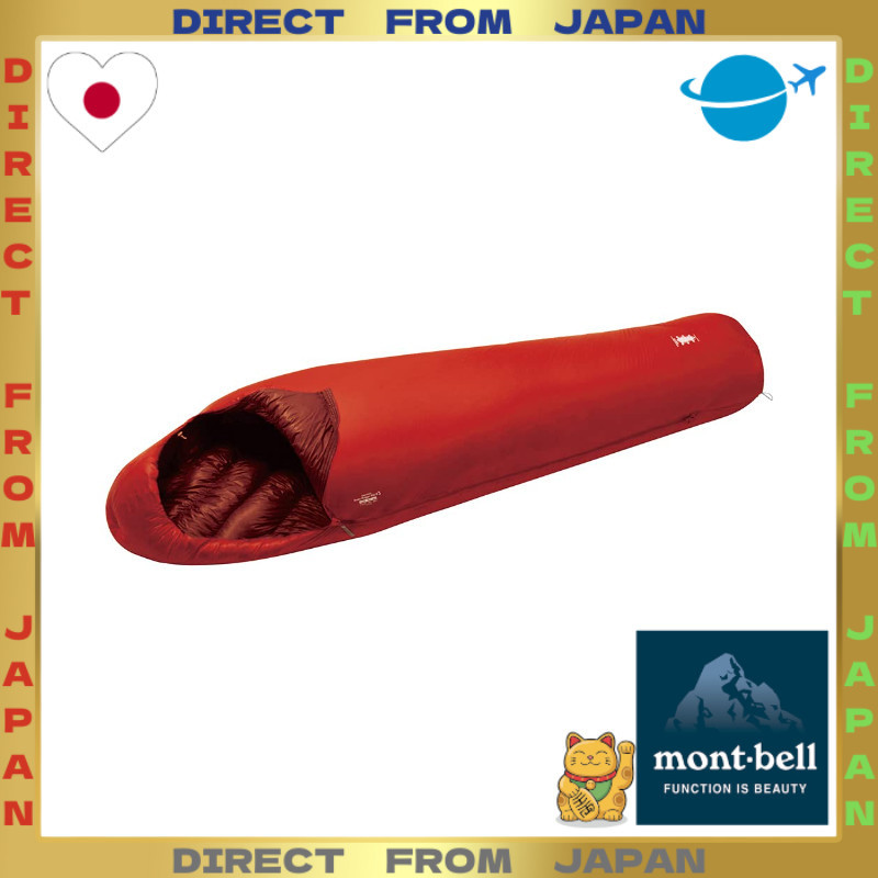 DIRECT FROM JAPANMontbell Seamless Down Hugger 800 3 RZIP Sunrise Red SURD 1121401