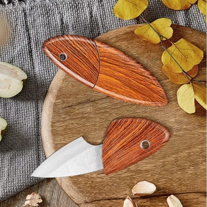 DZB HOME มีดไม้ ABS ขนาดเล็ก แกะสลักอาหาร ง่ายพกพา สำหรับการตั้งแคมป์