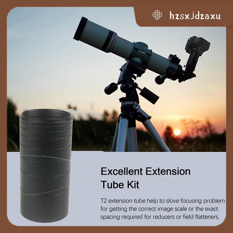 ชุดท่อขยายเลนส์กล้องโทรทรรศน์ T2 ขนาด 3571012152030 มม M42x075 สาหรับการดูดาวแบบตาเดียว