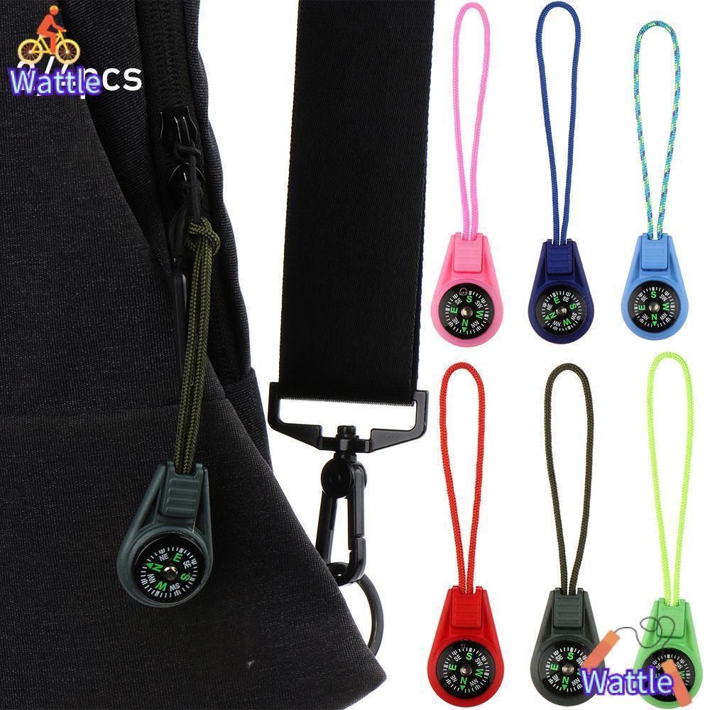 WATTLE 24 ชิ้นซิปหางเชือก 9 สีตั้งแคมป์เดินป่า 12026 มมEDC เครื่องมือกลางแจ้ง