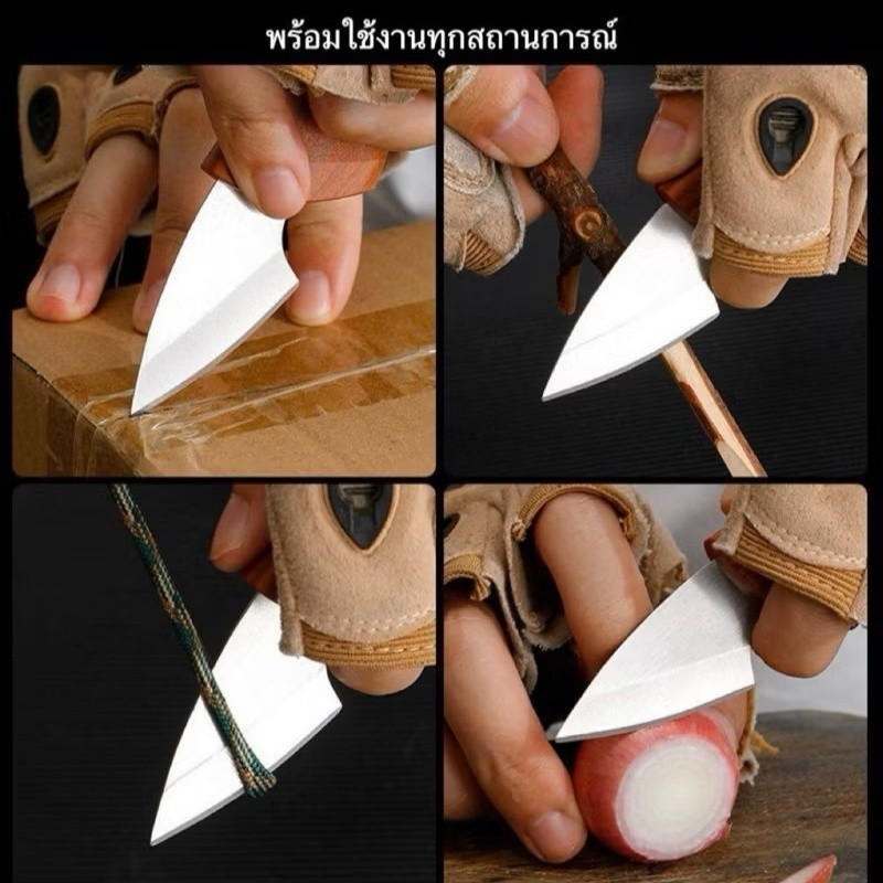 PrintVibe มีดไม้ ABS ขนาดเล็ก  แกะสลักอาหาร ง่ายพกพา สำหรับการตั้งแคมป์