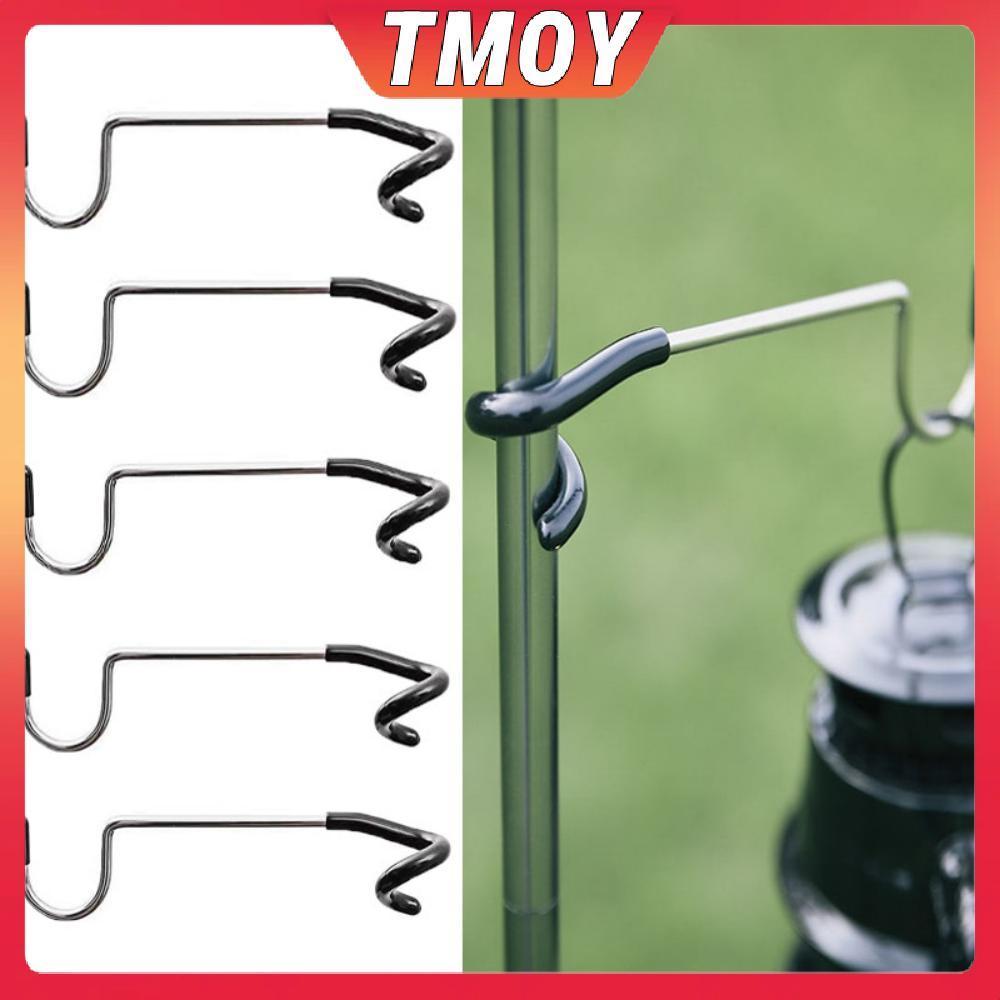 TMโอ้ย ตะขอสแตนเลสมัลติฟังก์ชั่นสำหรับเสาโคมไฟและเต็นท์ ใช้งานได้หลากหลายในขณะตั้งแคมป์กลางแจ้ง