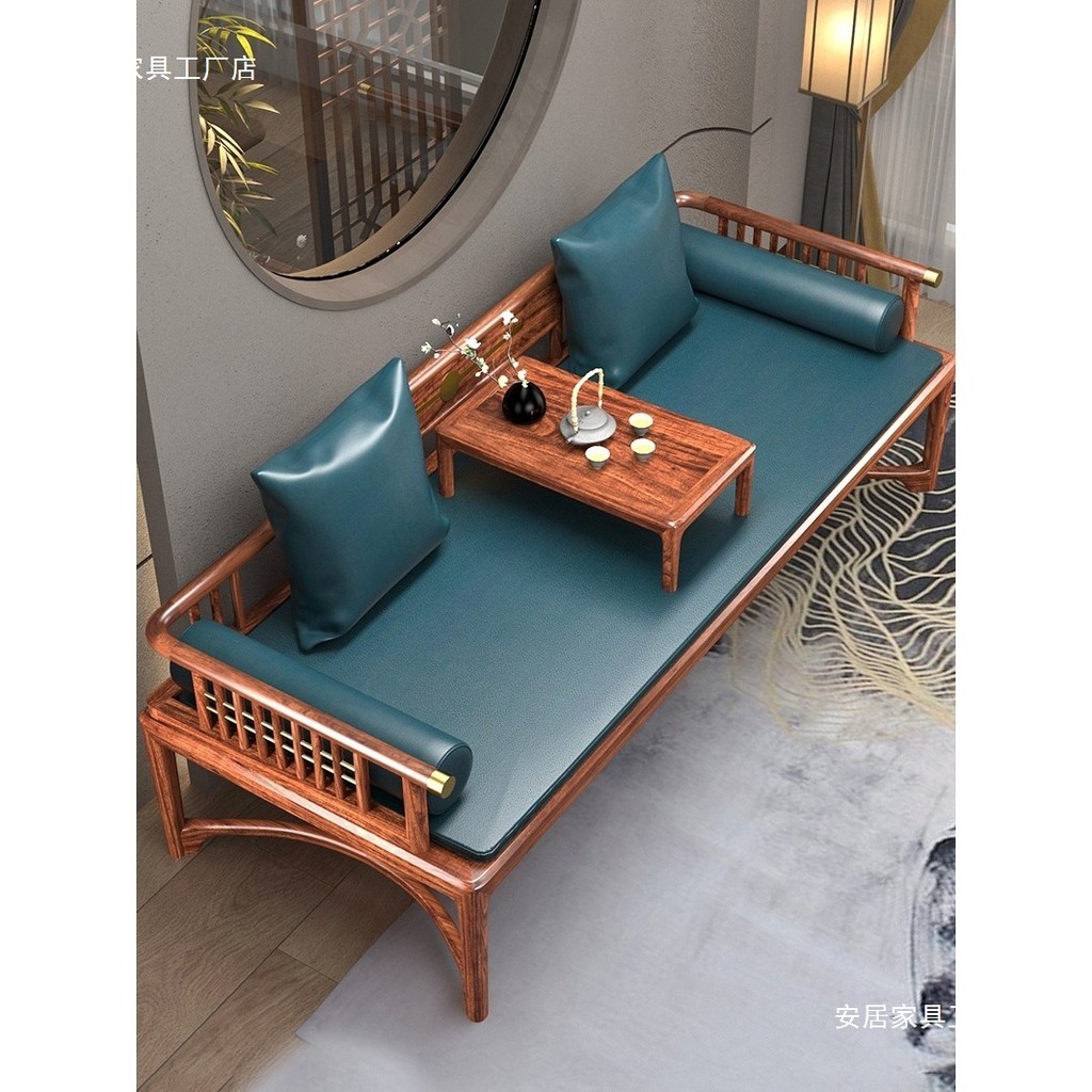 เฟอร์นิเจอร์สไตล์จีนสำหรับพาร์ทเมนท์ขนาดเล็ก ประกอบด้วยโต๊ะเก้าอี้ โต๊ะน้ำชา และเตียงนอนหรูหรา ผลิตจากไม้มีคุณภาพ